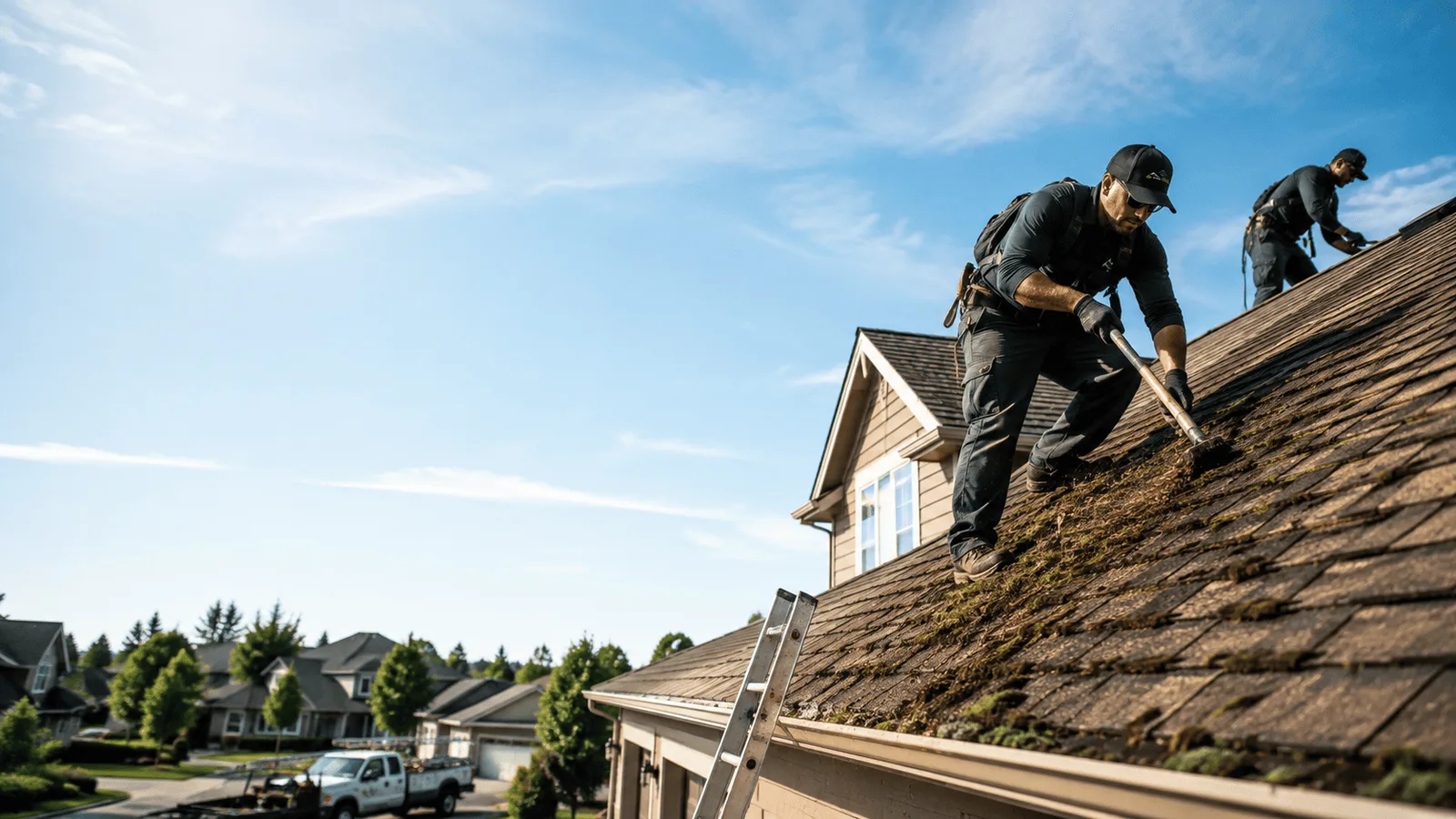 Roof Moss Removal in Oswego, KS near me